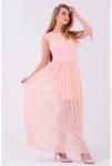 Изумительное платье горох 3684 (розовый)
