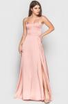 Длинное шелковое платье Арт. 3943 (розовый), Santali