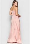 Длинное шелковое платье Арт. 3943 (розовый), Santali