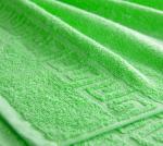 Махровое гладкокрашенное полотенце 50*90 см (Молодая зелень)