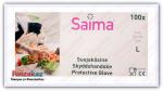 Защитные перчатки Saima 100 шт
