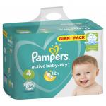 PAMPERS Подгузники Active Baby-Dry Maxi (9-14 кг) Упаковка 76