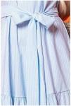 Длинное платье с оборками по низу и рукавам Арт. 300851 (голубой), Garda