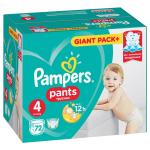 PAMPERS Подгузники-трусики Pants для мальчиков и девочек Maxi (9-15 кг) Упаковка 72