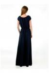 Женское летнее длинное платье РK001 (темно-синий)