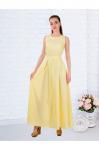 Женское летнее длинное платье РМ10505 (желтый)