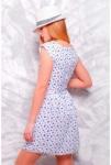 Платье Kristy синие сердечки (белый), Fashion Up
