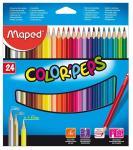 Цветные карандаши 24 цв. в картонном футляре