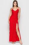 Облегающее длинное платье Арт. 3939 (красный), Santali