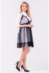 Кружевное платье сетка 3643 (черный), Santali