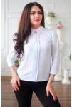 Стильная блузка 3232 (белый)