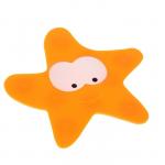 Мини-коврик для ванны «Морская звезда», 12?13 см, цвет оранжевый