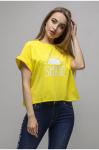 Женская футболка короткая Oldisen Sun Shine Арт. FSH-10 (желтый), Oldisen