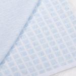 Одеяло-покрывало трикотажное "Клетка голубая"                             (arp-200562-gr) Одеяло-покрывало трикотажное "Клетка голубая", 140*200 см