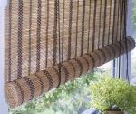 Бамбуковая рулонная штора, охра                             (es-70)