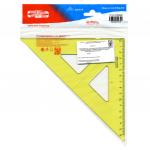 Треугольник, угол 45 градусов / 177 мм, желтый, в индивидуальной упаковке с европодвесом