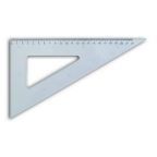 Треугольник, угол 60 градусов / 250 мм, прозрачный, в индивидуальной упаковке с европодвесом