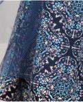 синяя юбка с сеткой для девочки Арт.8259