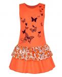 оранжевое платье для девочки Арт.79872