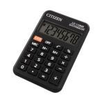 Калькулятор карманный BUSINESSLINE PRO, 8 разр., батарейка, разм. 88*58*11мм, черный, карт. упак.