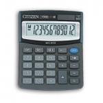 Калькулятор настольный малый, 12 разр., дв. питание, черный, разм. 124*102*25мм, карт.уп.