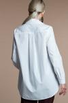 Блуза А-силуэта из хлопка белый (Б-118-1)