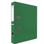 Папка-регистратор 50 мм, PVC, зеленая, с металлической окантовкой