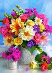 Букеты цветов в нежных вазах