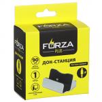 FORZA Док-станция - зарядка MIX - Micro USB и IP, 1А, 5,5х7,5 см, провод 90см, 2 цвета