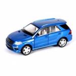 Мод. Маш. 1:32 Mercedes-Benz ML63 AMG 68539 свет, звук, инерция 15см (1/12шт) Синий б/к