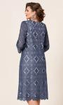 Платье Vittoria Queen 9893-Р дымчатый синий