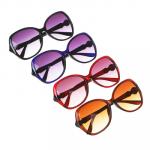 Очки солнцезащитные женские, пластик, 3-4 цвета, 15х6см, 25600470109