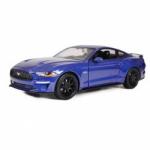 Мод. маш. 1:24 Motormax 79352 2018 Ford Mustang GT Синий в/к