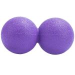 B32209 Массажер двойной мячик (фиолетовый) (ТПР)