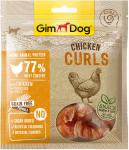 GimDog дополнительный корм (лакомство) куриный для собак - "спиральки" 55 г