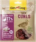 GimDog дополнительный корм (лакомство) утиный для собак - "спиральки" 55 г