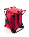 CL Складной стул с сумкой-холодильником красный