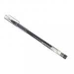 ClipStudio Ручка гелевая черная "Альфа", с увеличенным запасом чернил, 14,5см, након.0,5мм, пластик