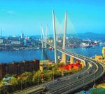 Золотой мост - вантовый мост через бухту во Владивостоке