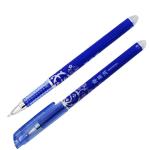 Ручка гелевая стираемая AIGOU синяя 0,5 мм., 120 мм., корпус синий рисунок, 4012(012)