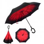 Зонт комбинированный №2 красный