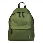 Рюкзак BRAUBERG универсальный, сити-формат, один тон, зеленый, 20 литров, 41*32*14 cм, 225382