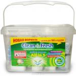 Таблетки для ПММ "Clean&Fresh" Allin1 (mega) 60 штук