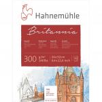 Hahnemuhle Альбом-склейка для акварели "Britannia", 300 г/м2, 24х32 см, 12 л, целлюлоза 100%, крупное зерно "холст"