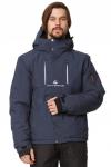 Мужская зимняя горнолыжная куртка темно-синего цвета 1768TS