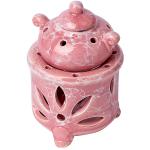 Аромалампа "Чайничек", керамика, розовый, 8х12 см