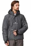 Мужская зимняя горнолыжная куртка темно-серого цвета 1788TC