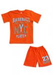 Комплект шорты+футболка Baseball (5-8 лет) - А-23
