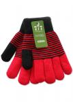 Двуслойные перчатки на зиму для девочек (4-8 лет) - 2259к