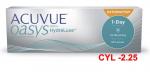 Контактные линзы ACUVUE  OASYS 1-DAY for ASTIGMATISM  (1 уп.=30 шт.)CYL -2,25